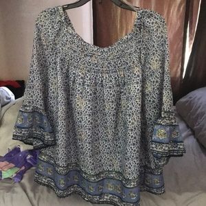 Off the shoulder shirt